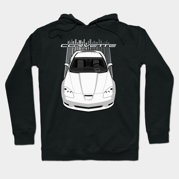 Corvette C6 Z06 - White Hoodie by V8social